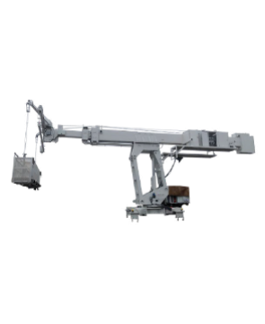 A telescopic BMU type machine with one scissor base